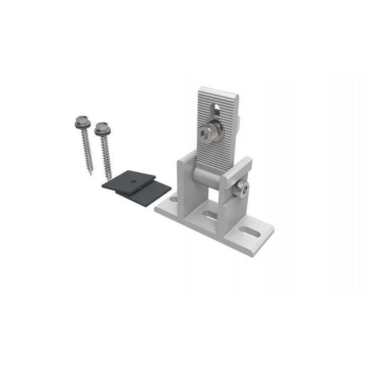 Solar panel roof rack mount detail part